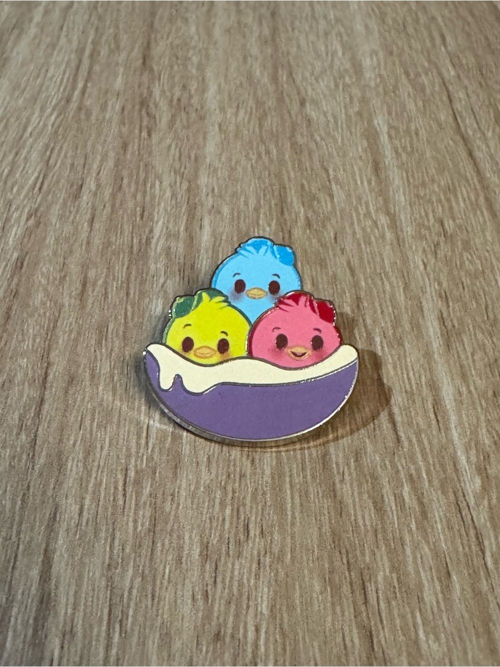 Disney Parks Munchlings Enamel Pin - Huey, Dewey, & Louie as Bowl with Fruit